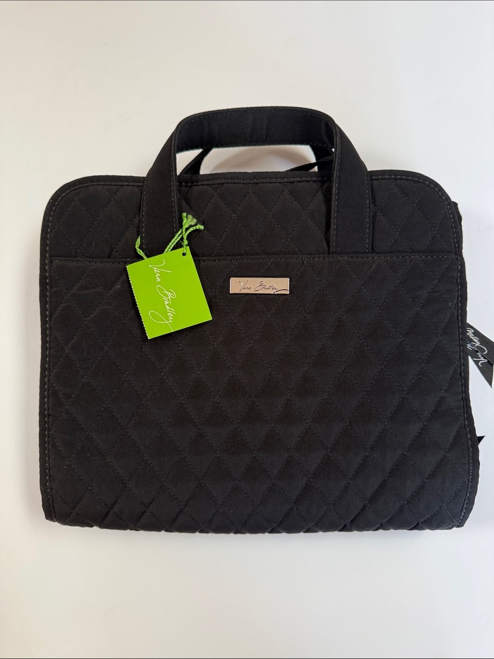Vera Bradley Black Quilted Hanging Organizer